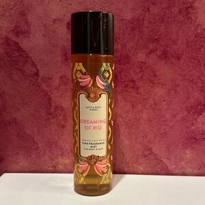 Bath & Body Works Dreaming of Rio Mist with Gold and Pink Accents